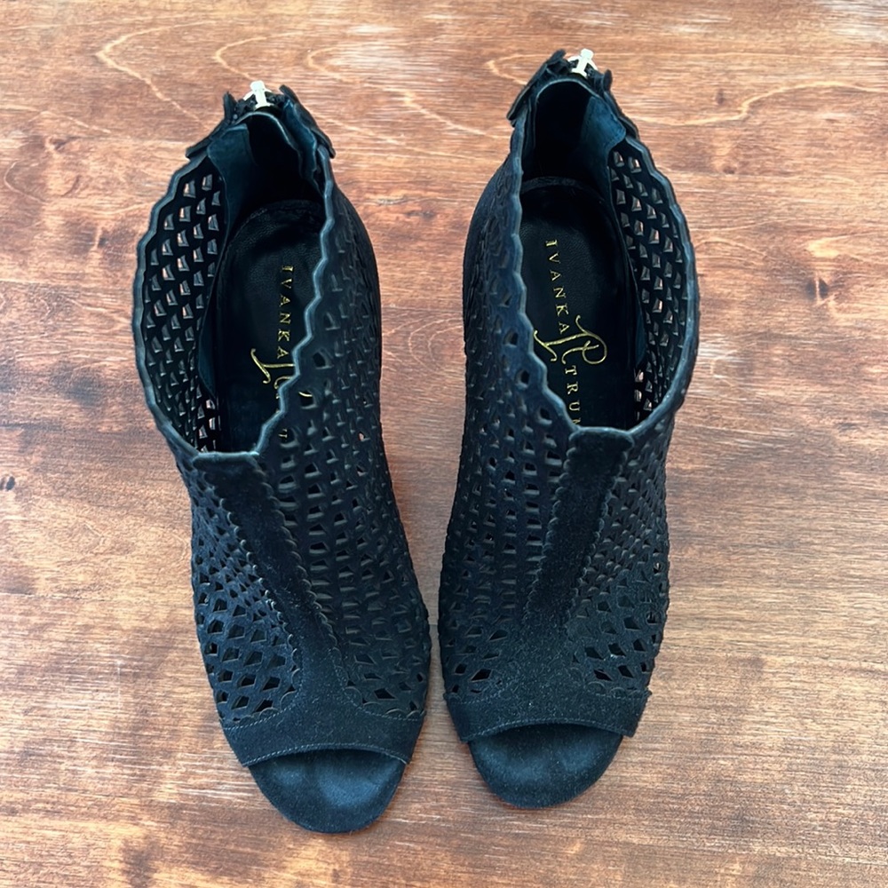 Ivanka Trump suede heels